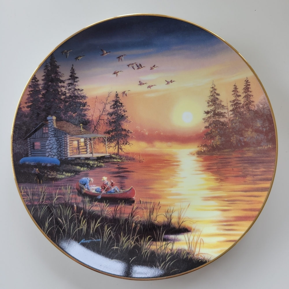 The Bradford Exchange | Homeward Bound by Don Rust Plate 1996